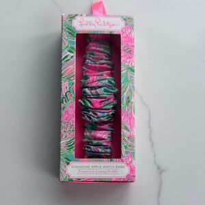 Lilly Pulitzer Coming in Hot Scrunchie Apple Watch Band fits 38mm 40mm